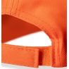 Casquette baseball en polyester recyclé, 5 panneaux, profil bas, 210 g/m²