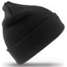 Bonnet Thinsulate en polyester recyclé, double épaisseur, rabat large, 340 g/m²