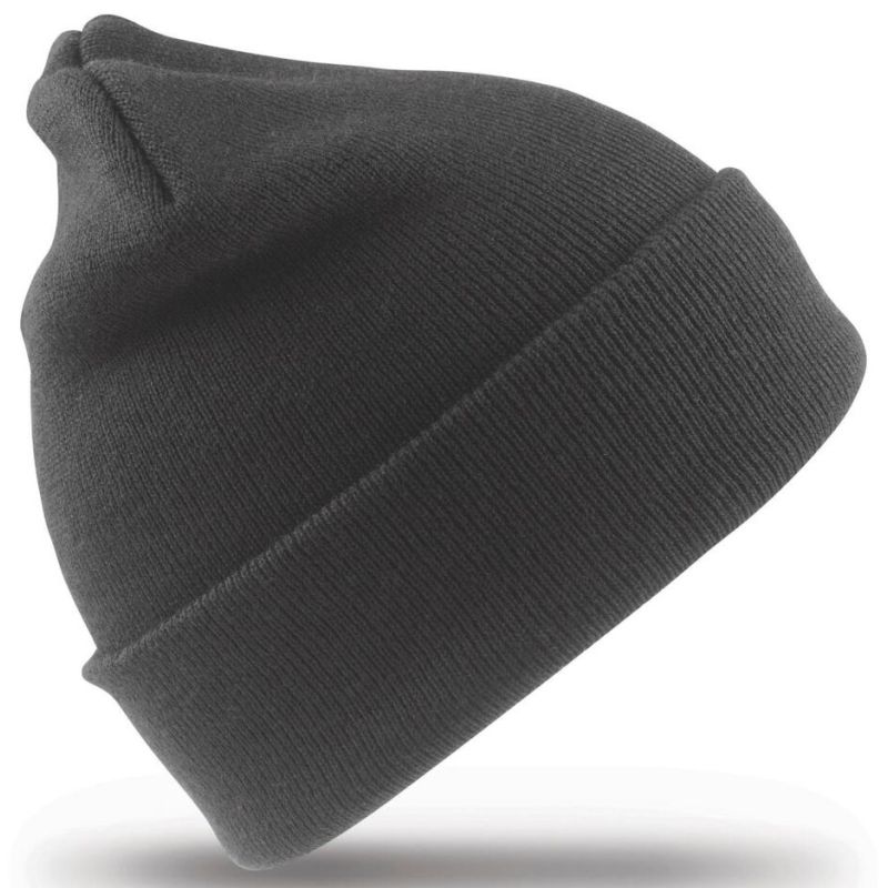 Bonnet Thinsulate en polyester recyclé, double épaisseur, rabat large, 340 g/m²
