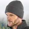 Bonnet Thinsulate en polyester recyclé, double épaisseur, rabat large, 340 g/m²