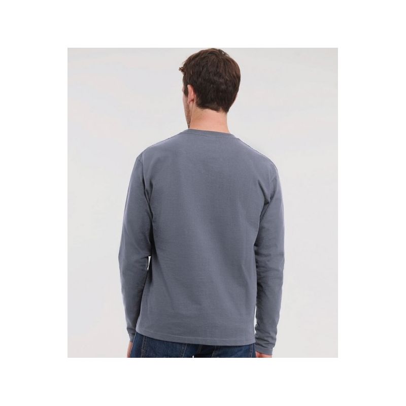 T-shirt classique et tubulaire manches longues en coton, 180 g/m²