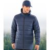 Doudoune à capuche en nylon recyclé, imperméable et respirante, coupe longue, 220 g/m²