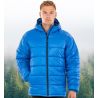 Doudoune à capuche en nylon recyclé, imperméable et respirante, coupe longue, 220 g/m²