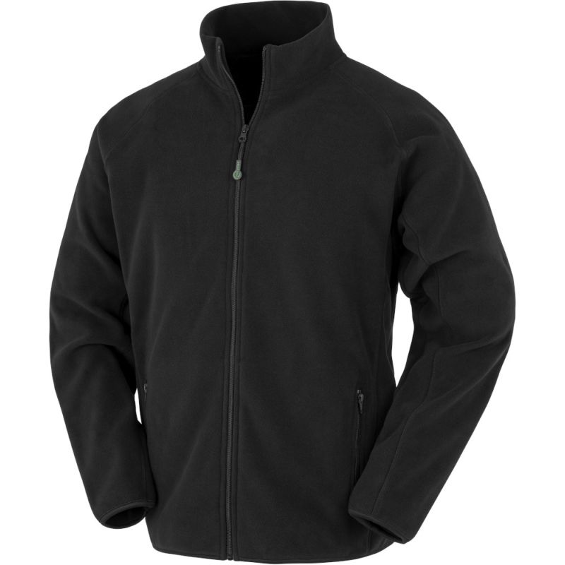 Veste polaire en polyester recyclé grand zip, poches avant doublées polaire, 280 g/m²