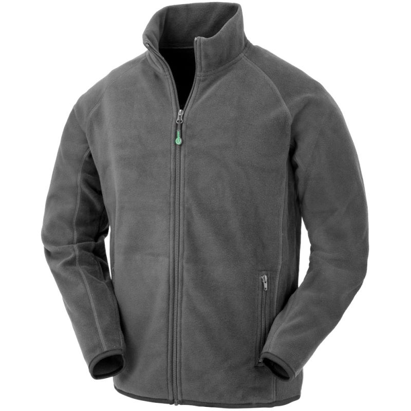 Veste polaire en polyester recyclé grand zip, poches avant doublées polaire, 280 g/m²