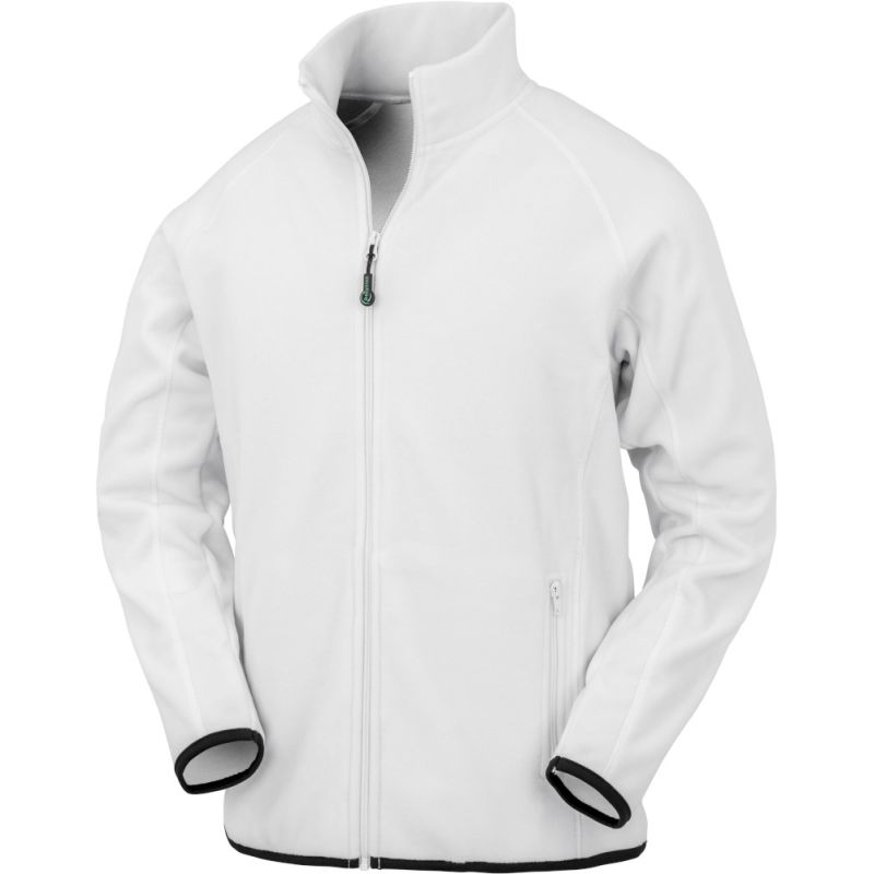 Veste polaire en polyester recyclé grand zip, poches avant doublées polaire, 280 g/m²