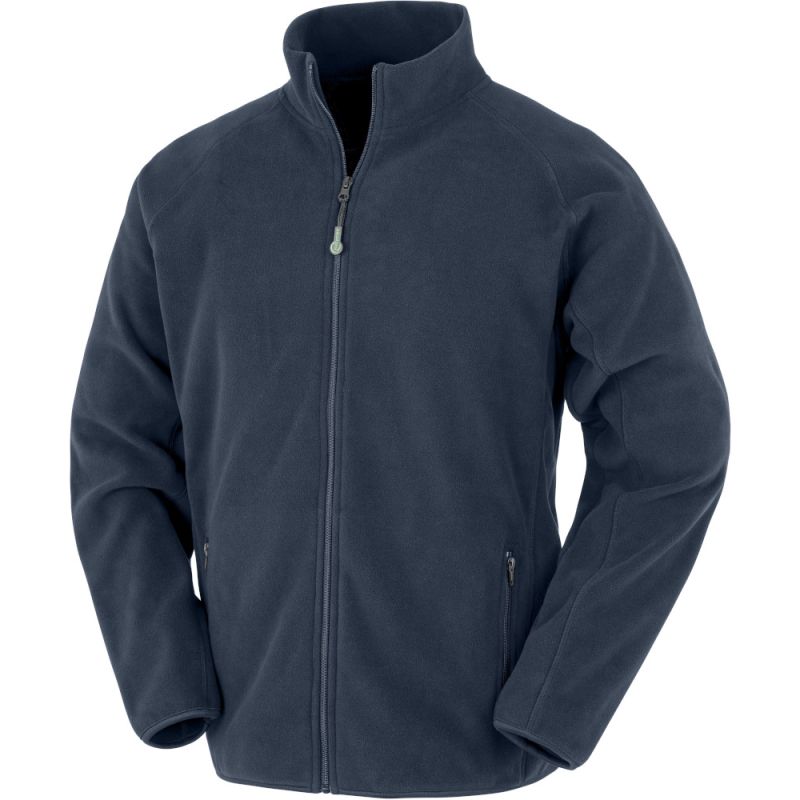 Veste polaire en polyester recyclé grand zip, poches avant doublées polaire, 280 g/m²