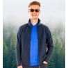 Veste micropolaire en polyester recyclé, fermeture grand zip YKK, 165 g/m²