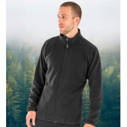 Veste micropolaire en polyester recyclé, fermeture grand zip YKK, 165 g/m²