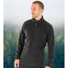 Veste micropolaire en polyester recyclé, fermeture grand zip YKK, 165 g/m²