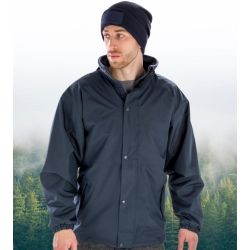 Veste polaire réversible en coupe-vent imperméable, 280 g/m²