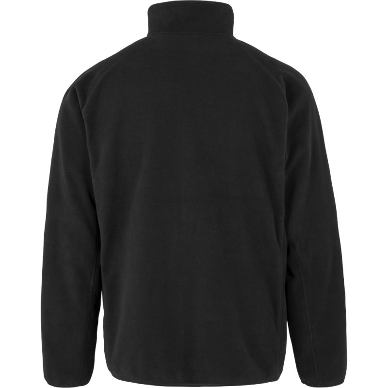 Veste polaire col zippé en polyester recyclé, fermeture grand zip YKK, 165 g/m²