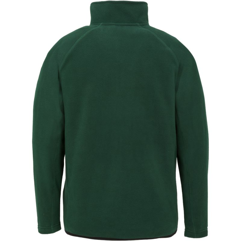 Veste polaire col zippé en polyester recyclé, fermeture grand zip YKK, 165 g/m²