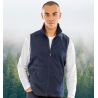 Bodywarmer polaire en polyester recyclé, fermeture éclair YKK, 280 g/m²