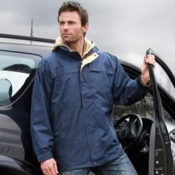 Veste mi-saison multifonctionnelle à capuche étanche et coupe-vent, 200 g/m²