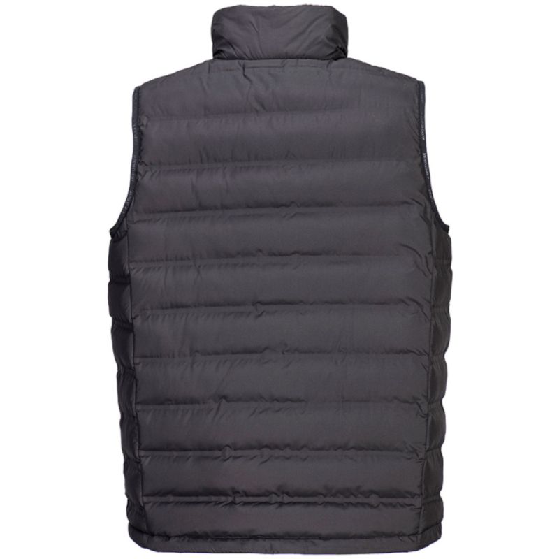 Gilet matelassé sans manches construction ultrasons thermosoudée, tissu déperlant sans PFAS