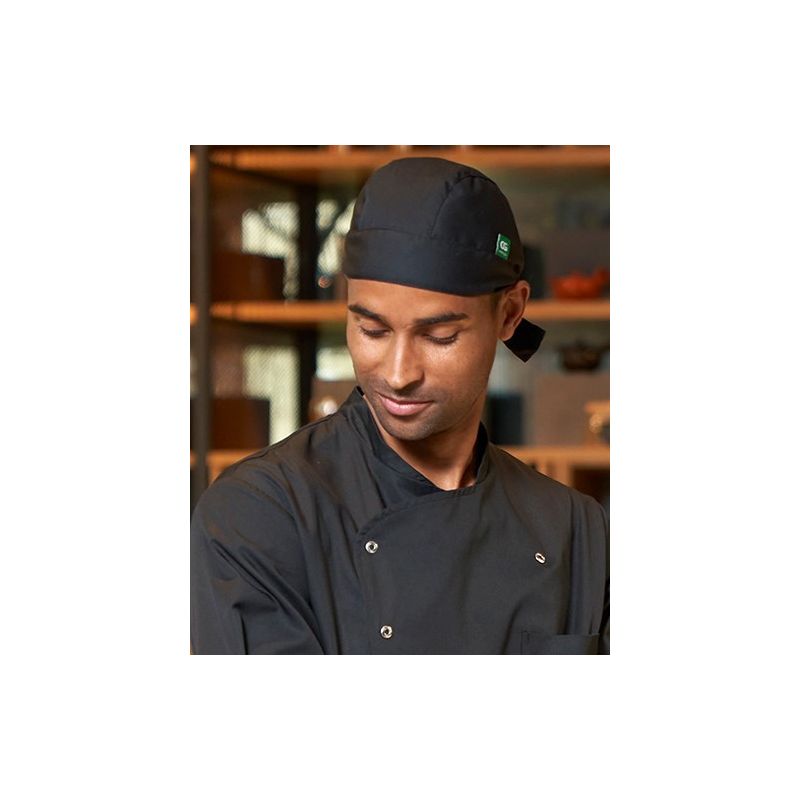 Calot de cuisine, coton/polyester, éco-responsable GreeNature, 215 g/m²