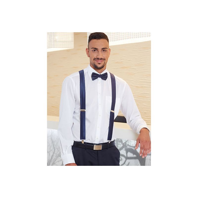 Cravate courte, coton/polyester, 215 g/m²