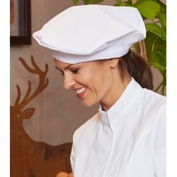 Calot de cuisine, coton/polyester, 215 g/m²