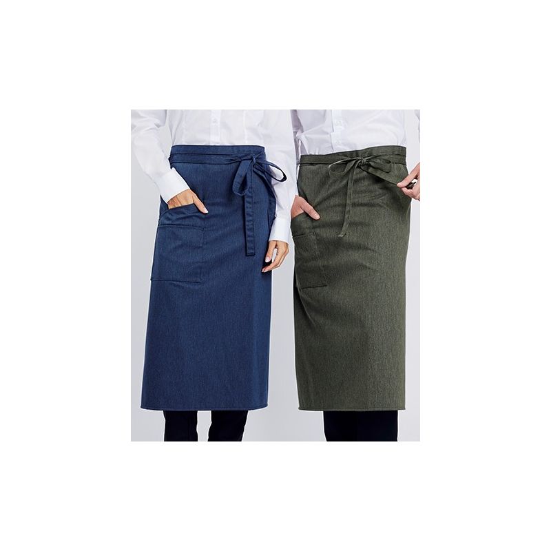 Tablier bistrot, coton/polyester, 80x100cm, 215 g/m²