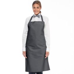 Tablier à bavette, coton/polyester, 90x75cm, 215 g/m²