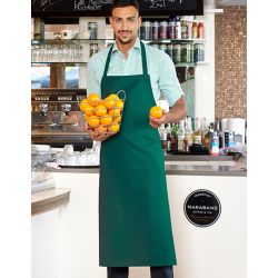 Tablier à bavette, coton/polyester, 110x75cm, 215 g/m²