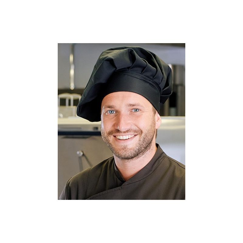 Toque de chef, coton/polyester, 215 g/m²