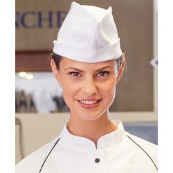 Calot de cuisine, coton/polyester, 215 g/m²