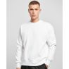 Sweat col rond oversize premium coton, épaules tombantes, 280 g/m²