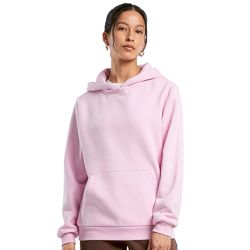 Sweat à capuche femme ample duveteux, poche kangourou, poignets côtelés, 330 g/m²