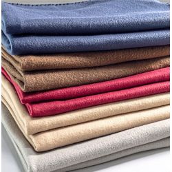 Couverture polaire 100% polyester, douce et chaude, 130 x 160 cm, 175 g/m²