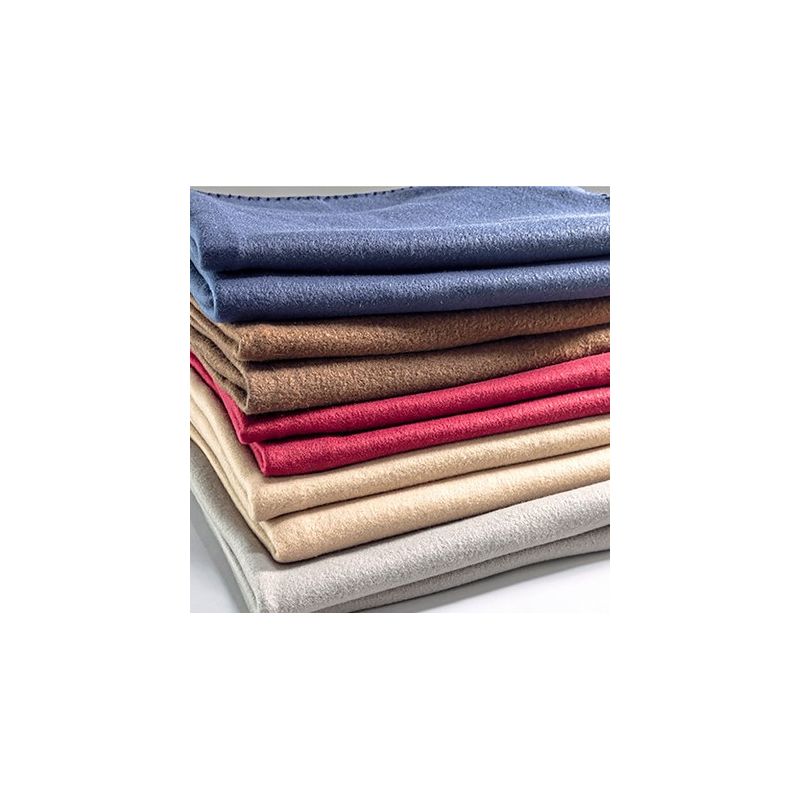 Couverture polaire 100% polyester, douce et chaude, 130 x 160 cm, 175 g/m²