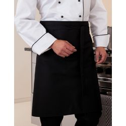 Tablier de taille polyester avec bretelles tissu, 90 x 60 cm, 220 g/m²