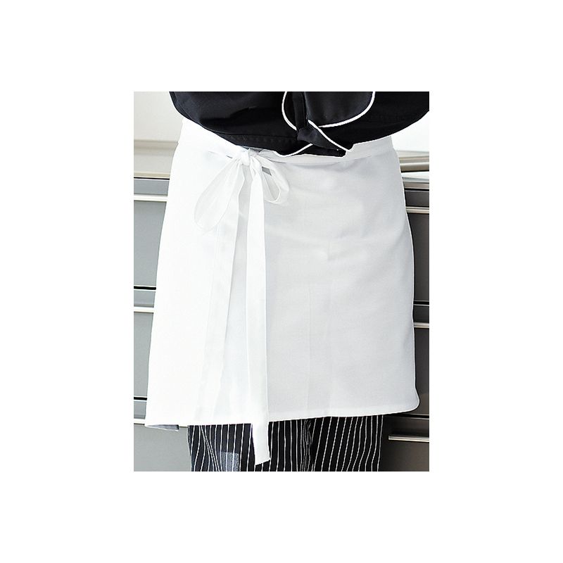 Tablier de taille polyester avec bretelles tissu, 80 x 45 cm, 220 g/m²