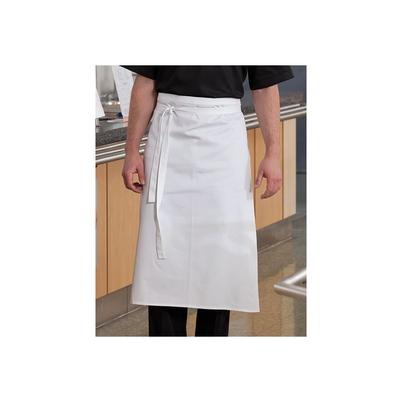 Tablier de taille polyester avec bretelles tissu, 100 x 80 cm, 220 g/m²