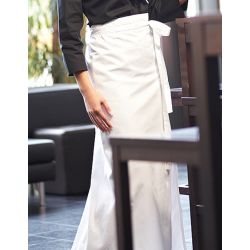 Tablier de taille polyester avec bretelles tissu, 100 x 100 cm, 220 g/m²