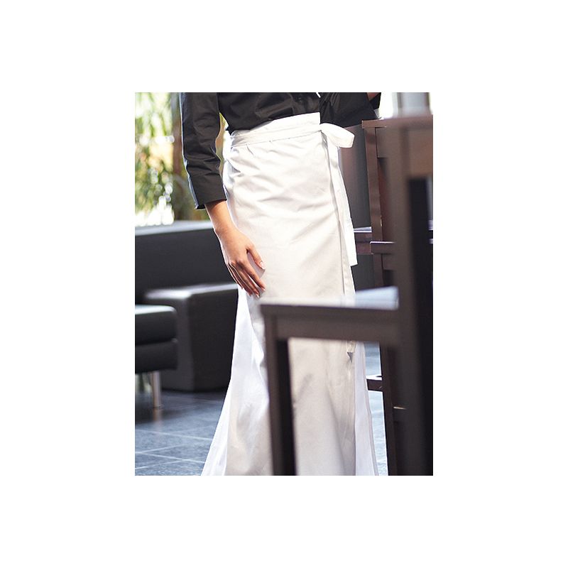 Tablier de taille polyester avec bretelles tissu, 100 x 100 cm, 220 g/m²