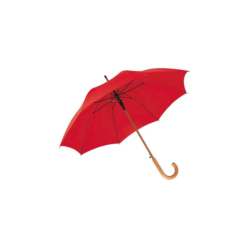 Parapluie FARE automatique, coupe-vent, poignée bois, 105 cm