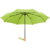 Parapluie de poche FARE écoresponsable, coupe-vent, poignée bois, 98 cm