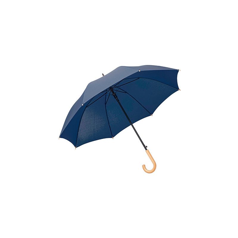 Parapluie de golf FARE écoresponsable, automatique, coupe-vent, poignée bois, 122 cm