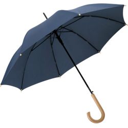 Parapluie FARE écoresponsable, automatique, coupe-vent, poignée bois, 100 cm