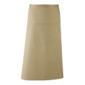 Tablier de bar pas cher long avec 1 grande poche, 195 g/m²