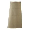 Tablier de bar pas cher long avec 1 grande poche, 195 g/m²
