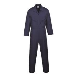 Combinaison de travail zippée et résistant en polycoton, 245 g/m²