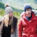 Bonnet Beanie épais et ultra doux avec pompon en fourrure
