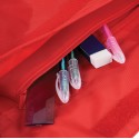 Serviette enfant zippé à bandoulière, porte-nom recouvrable