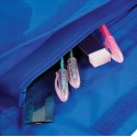 Serviette enfant zippé à bandoulière, porte-nom recouvrable