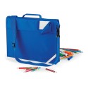 Serviette enfant zippé à bandoulière, porte-nom recouvrable