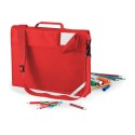Serviette enfant zippé à bandoulière, porte-nom recouvrable