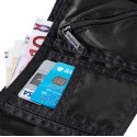 Porte-feuille en polyester avec fermeture scratch